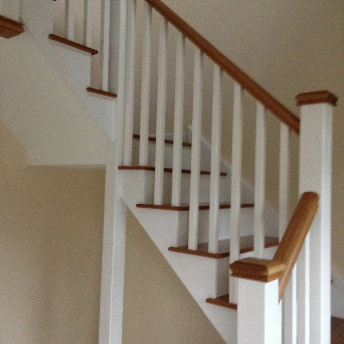 Stairs that have been decorated by our professionals
